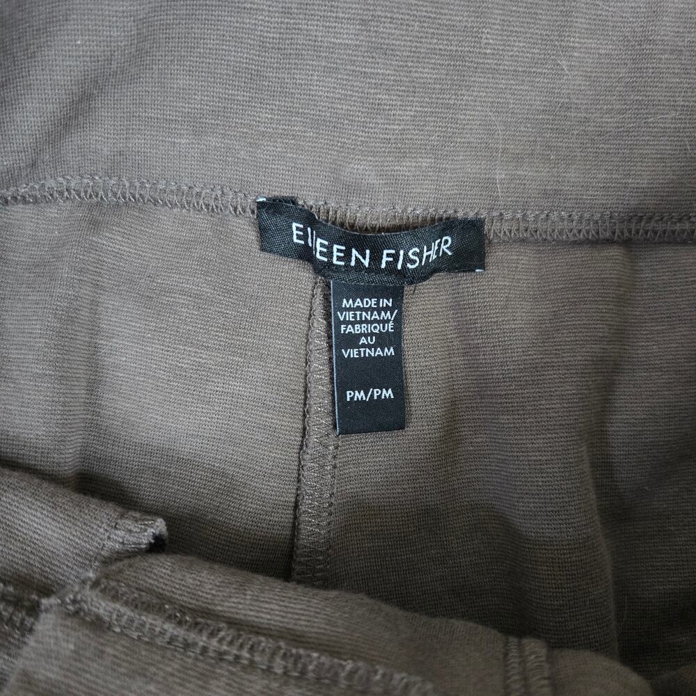 Eileen Fisher Flex Ponte Slim Pants Womens Petite Medium High Waist 0859 - Picture 5 of 11